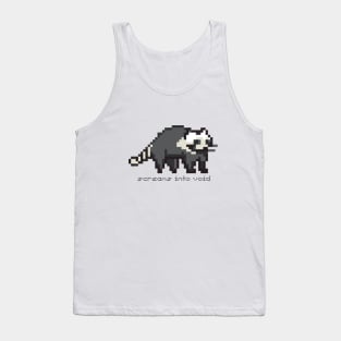 Raccoon Screams Into Void Tank Top